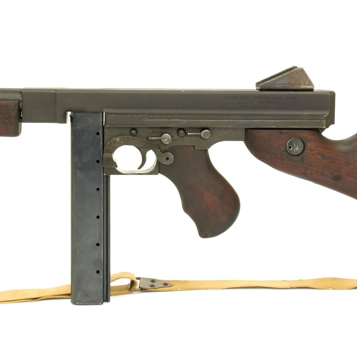 Original U.S. WWII Thompson M1A1 Display Submachine Gun