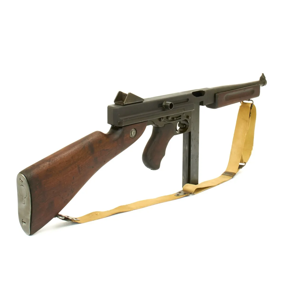 Original U.S. WWII Thompson M1A1 Display Submachine Gun