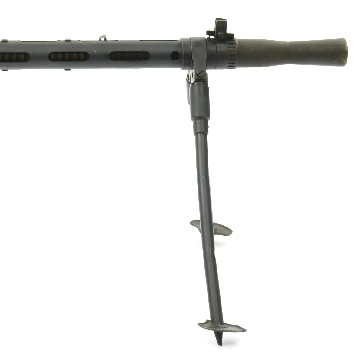 Original WWII Danish Madsen Display Light Machine Gun with Magazine and Monopod