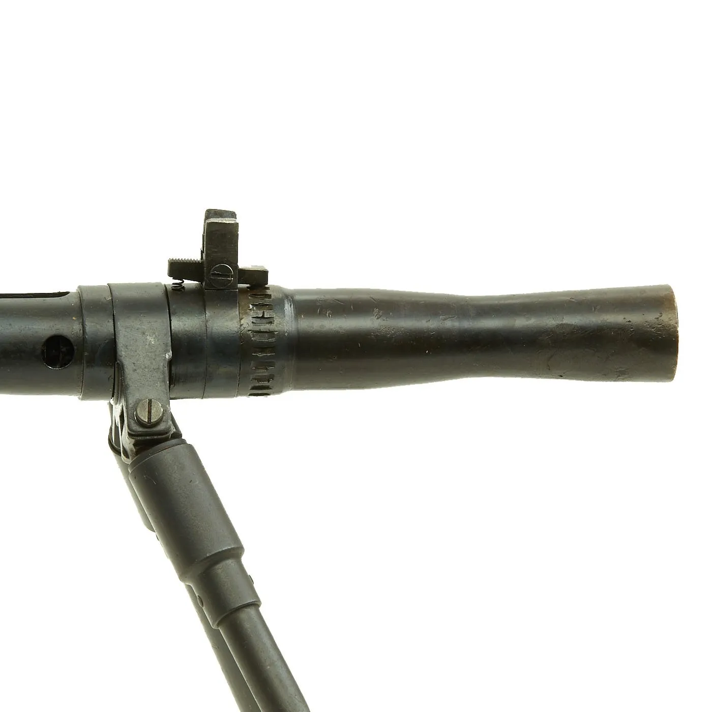 Original WWII Danish Madsen Display Light Machine Gun with Monopod, Magazine Pouch & Magazines