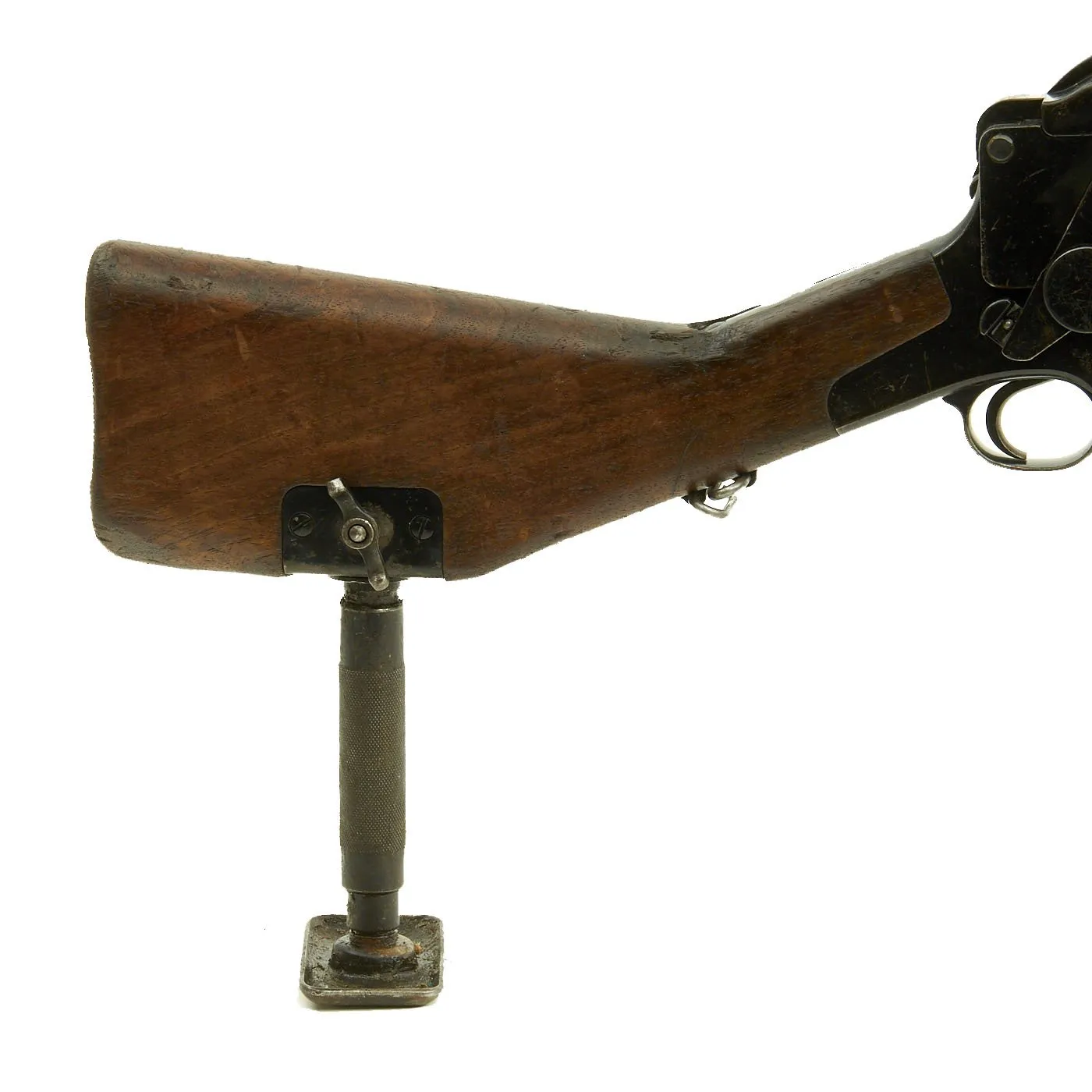 Original WWII Danish Madsen Display Light Machine Gun with Monopod, Magazine Pouch & Magazines