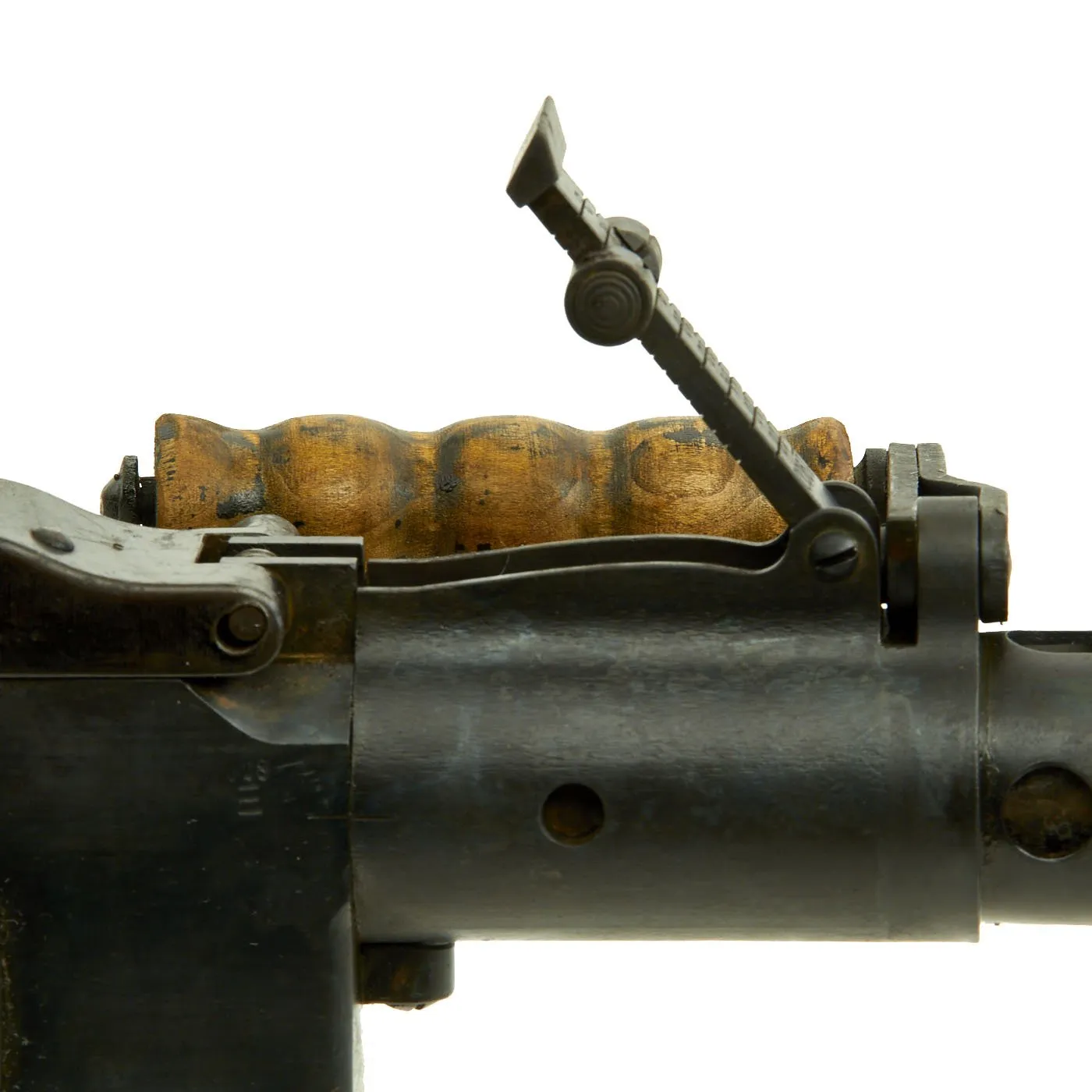 Original WWII Danish Madsen Display Light Machine Gun with Monopod, Magazine Pouch & Magazines