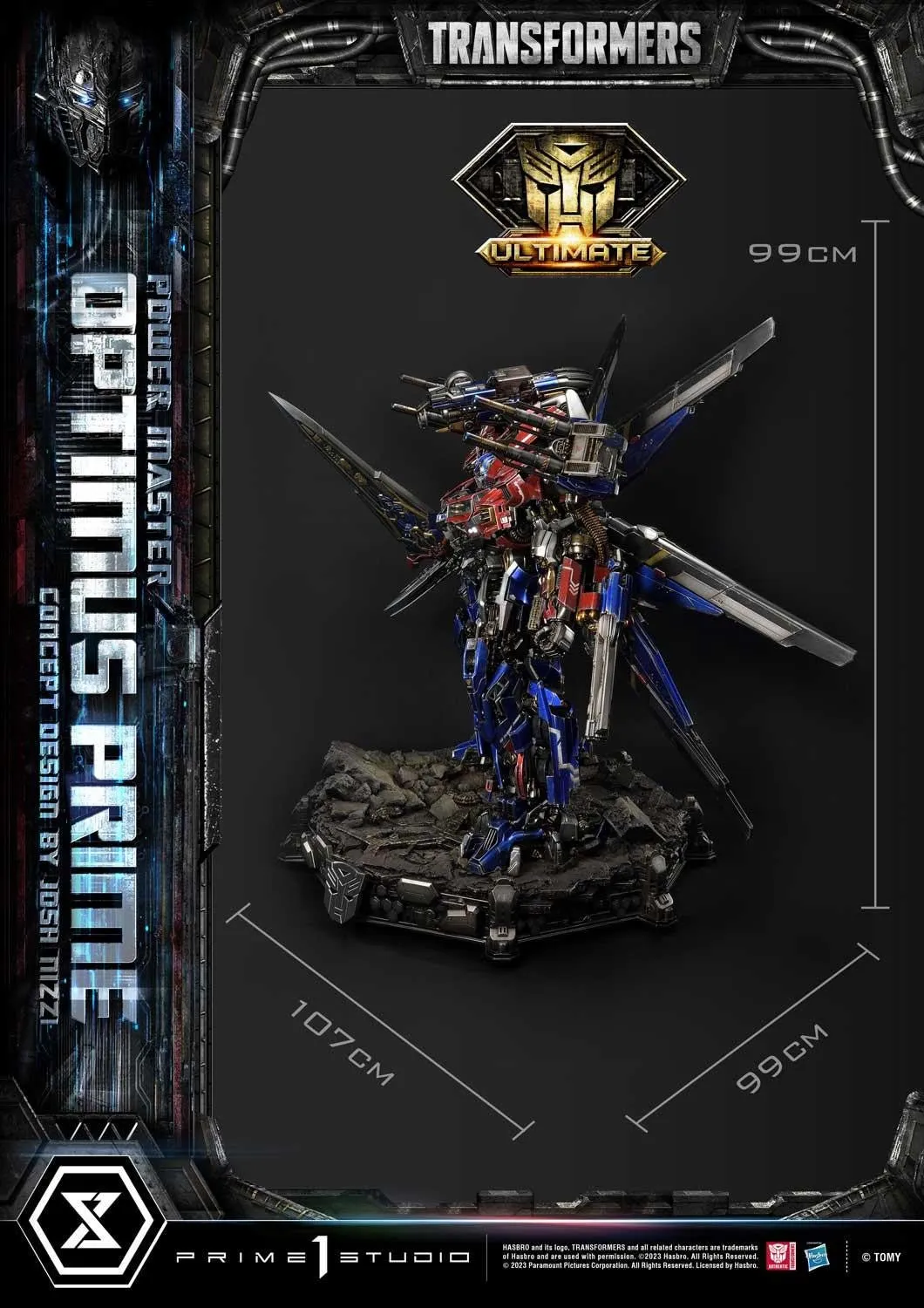 PRE-ORDER: Prime 1 Studio Museum Masterline Transformers (Film) Power Master Optimus Prime (Design by Josh Nizzi) Ultimate Bonus Version Statue