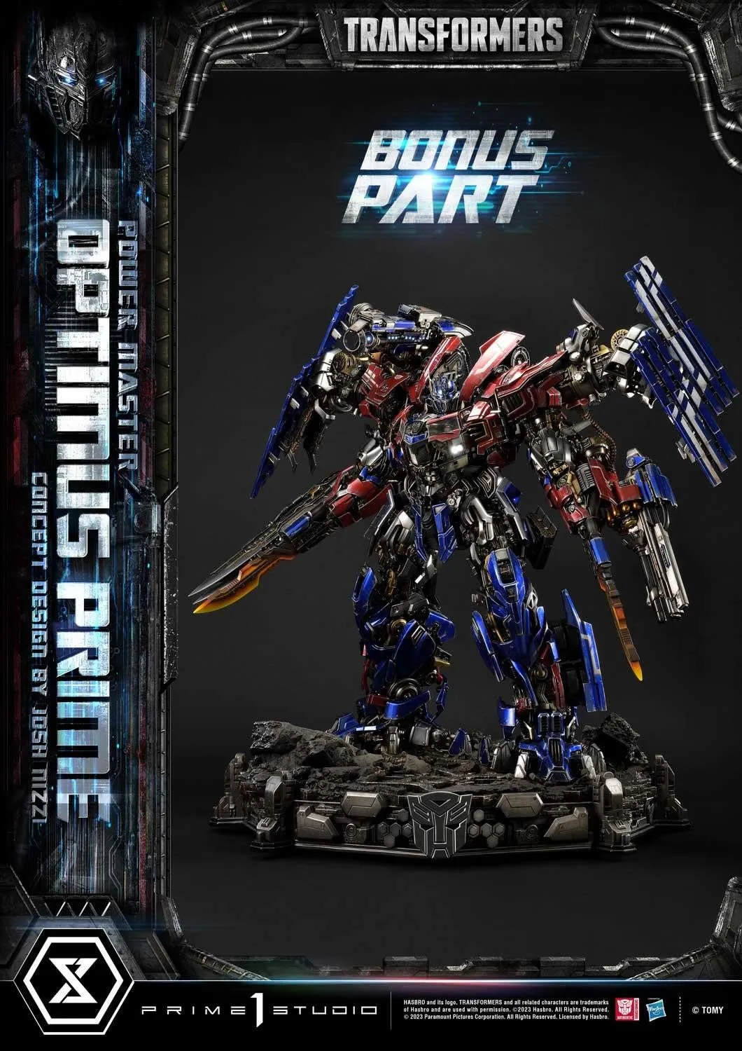 PRE-ORDER: Prime 1 Studio Museum Masterline Transformers (Film) Power Master Optimus Prime (Design by Josh Nizzi) Ultimate Bonus Version Statue