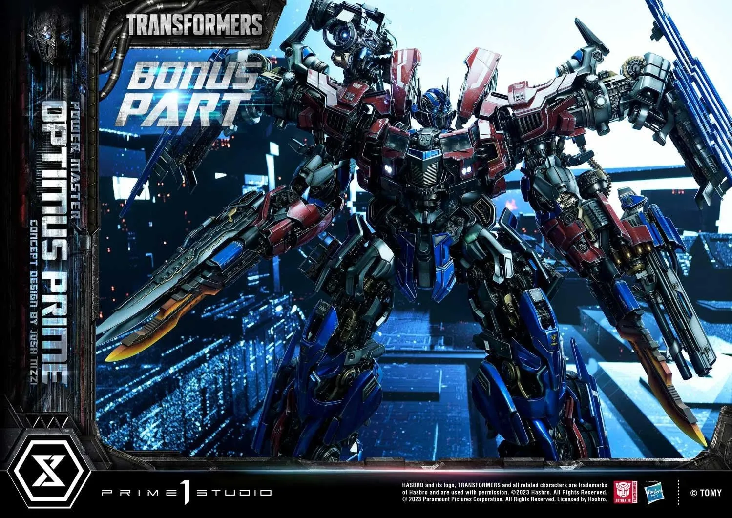 PRE-ORDER: Prime 1 Studio Museum Masterline Transformers (Film) Power Master Optimus Prime (Design by Josh Nizzi) Ultimate Bonus Version Statue