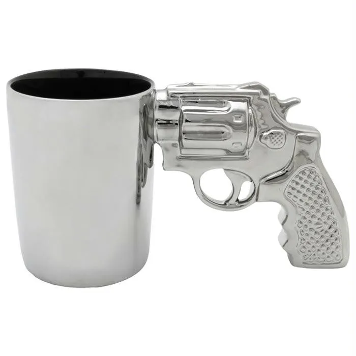 Revolver Mug Chrome 16.9 Oz