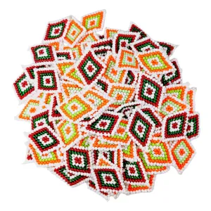 Rhombus 3mm Color Beads Chatai Motif for Decoration or Craft