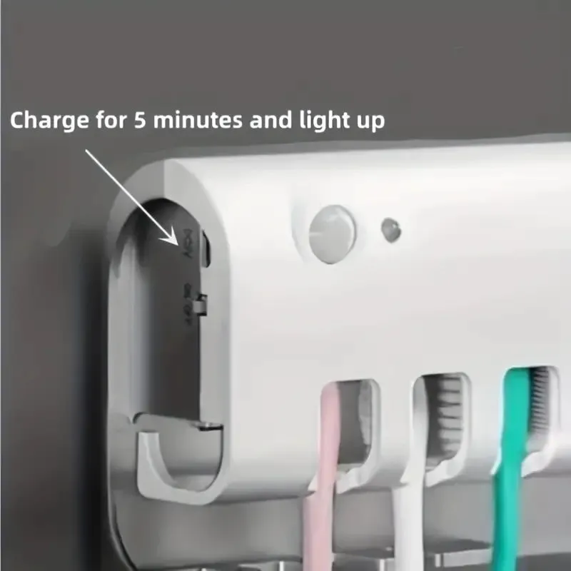 Smart Wall-Mounted Toothbrush UV Sterilizer