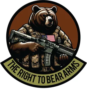 STICKER - November 2024 POTM -  "The Right To Bear Arms"  -  3.5" Sticker