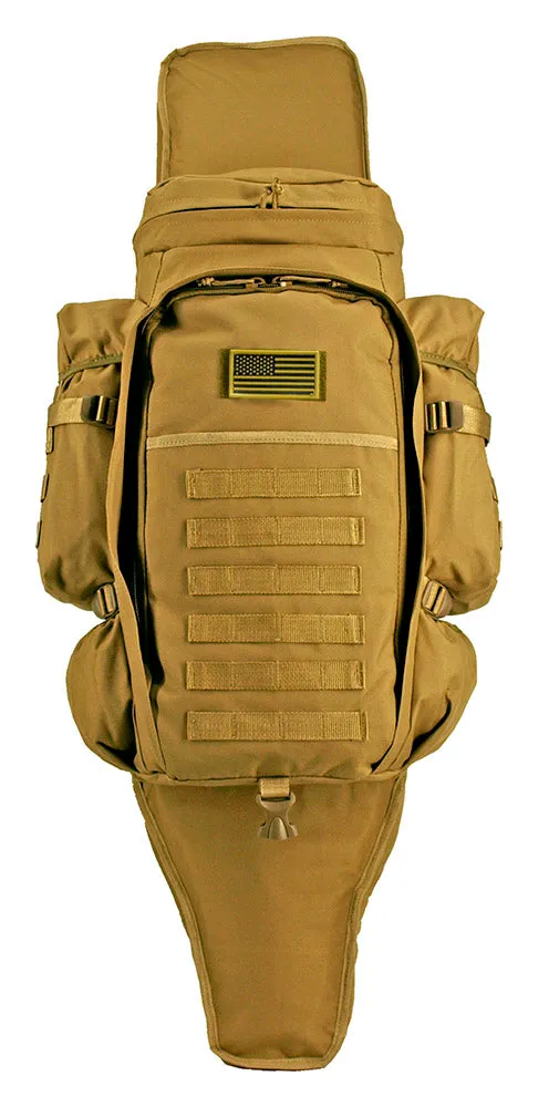 Tactical Gear - East West 9.11 Full Gear Rifle Combo Backpack - Coyote