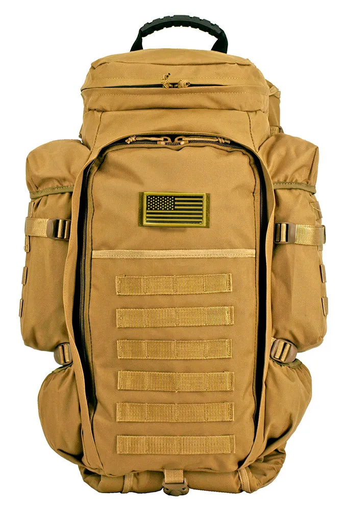 Tactical Gear - East West 9.11 Full Gear Rifle Combo Backpack - Coyote