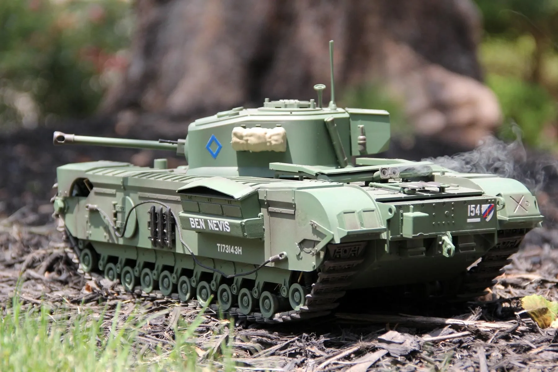 Tongde UK Churchill Mk. VII Upgrade Edition 1/16 Scale Battle Tank - RTR