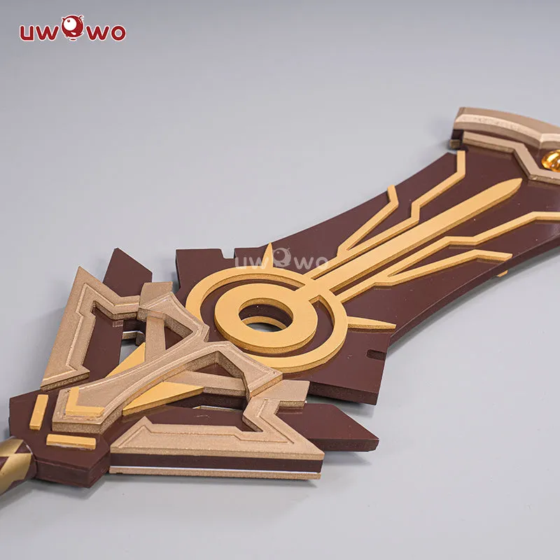 Uwowo Game Genshin Impact Cosplay Props Polearm Cyno Weapon Detachable Staff Of The Scarlet Sands