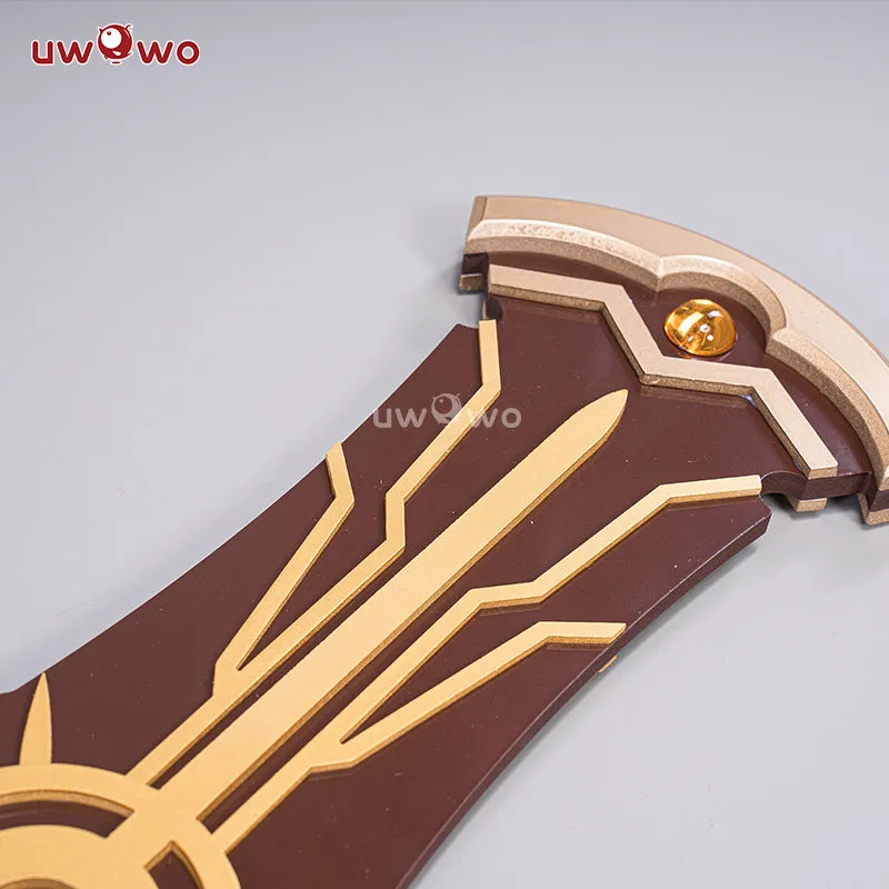 Uwowo Game Genshin Impact Cosplay Props Polearm Cyno Weapon Detachable Staff Of The Scarlet Sands